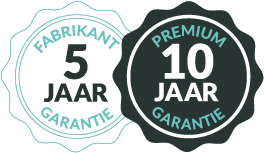 5 en 10 jaar garantie