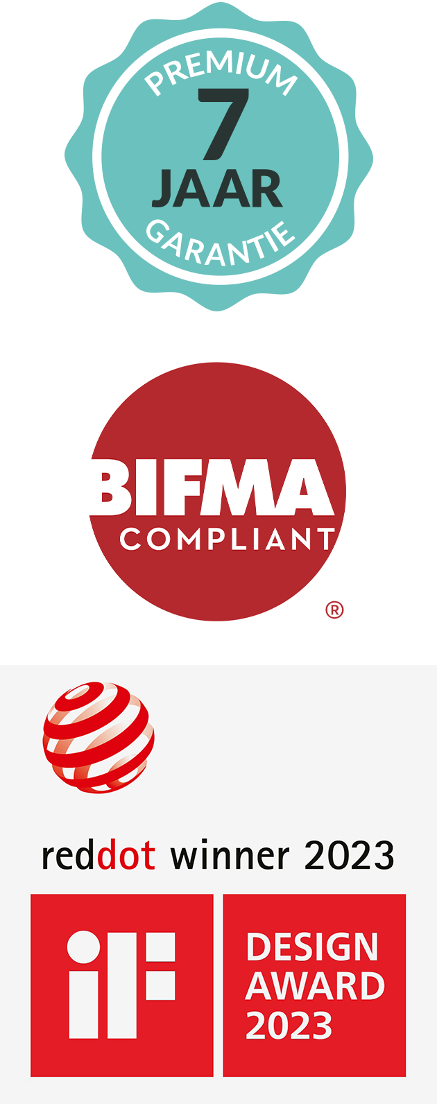 7 Jahre & Bifma & Reddot