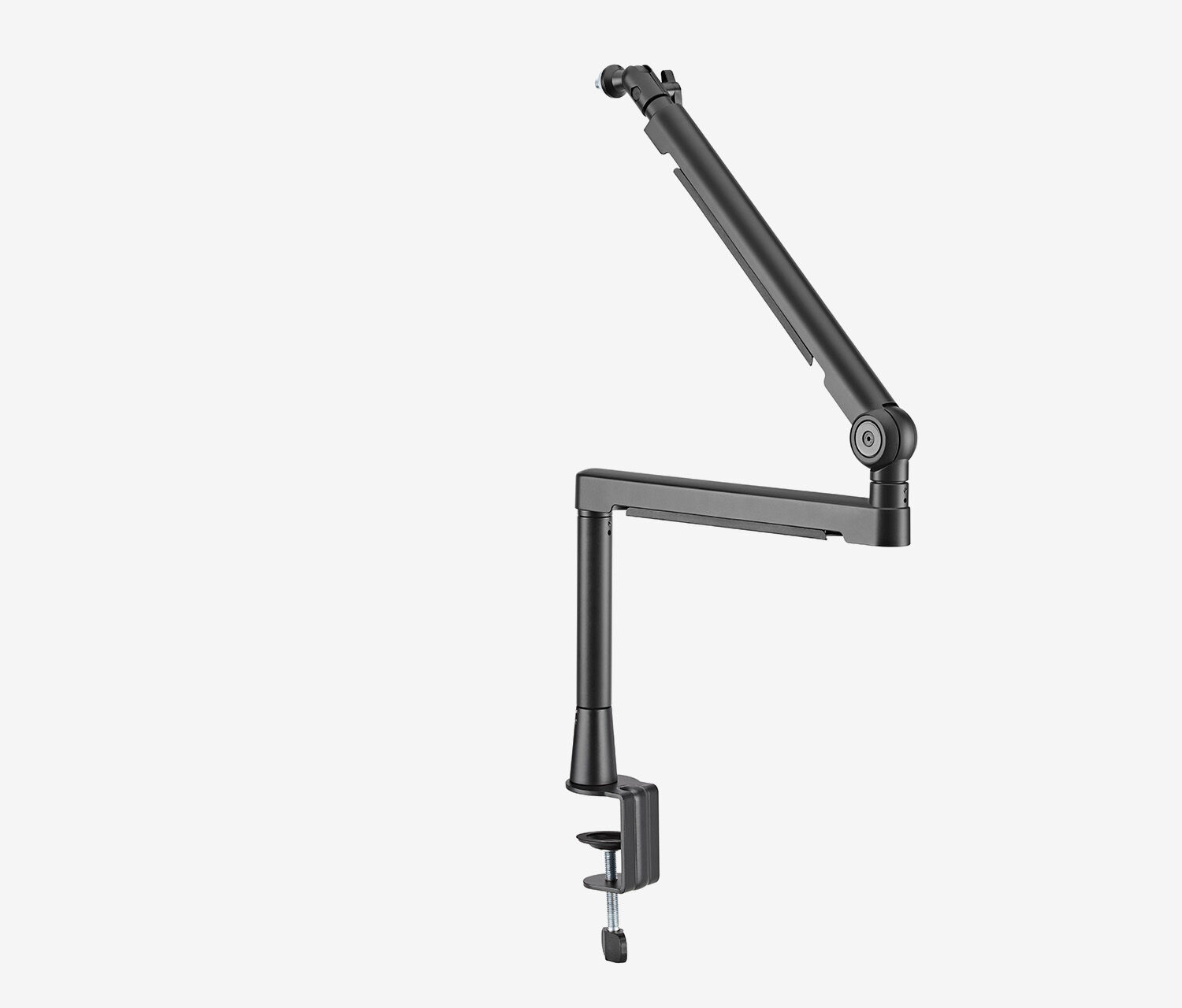 Microfoon/webcam-arm met 3 scharnieren