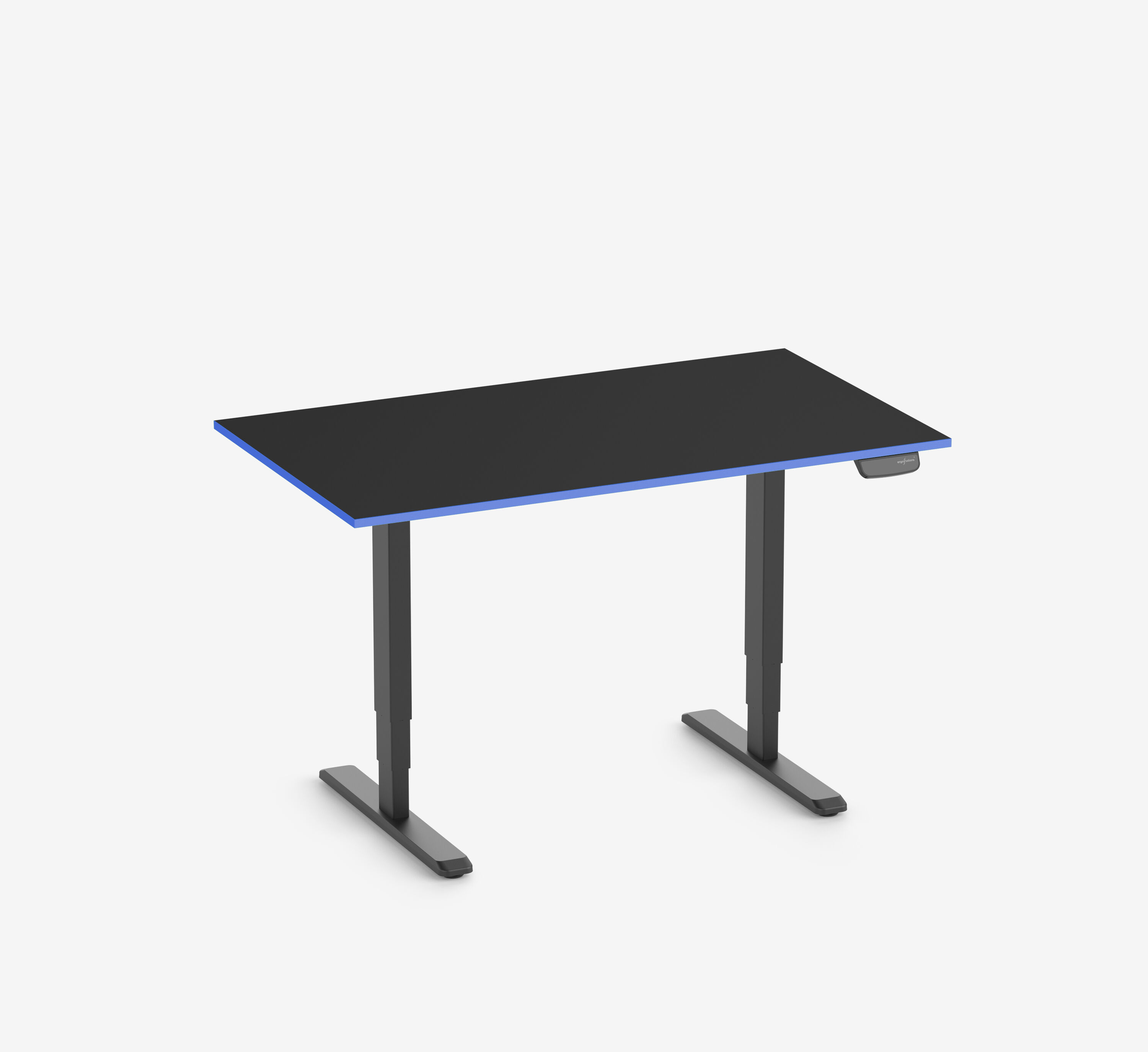 Primus Gaming bureau Rechthoek, Zwart Klassiek Royal Blue 140x80