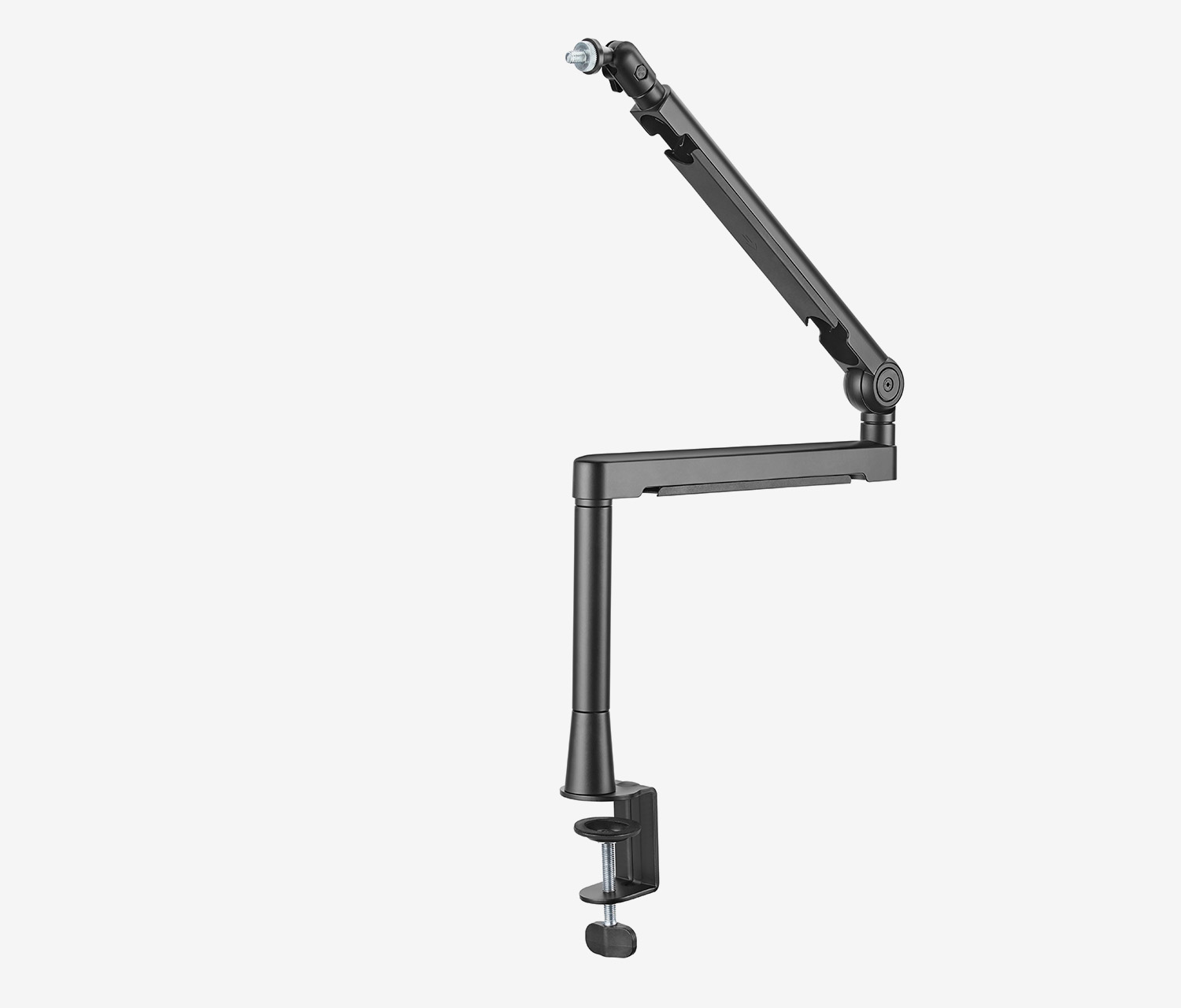 Microfoon/webcam-arm met 3 scharnieren
