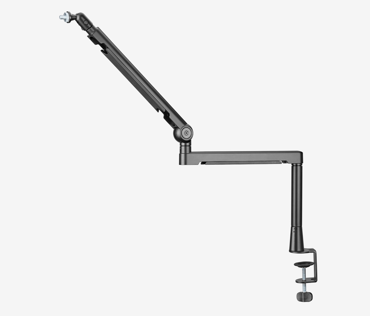 Microfoon/webcam-arm met 3 scharnieren