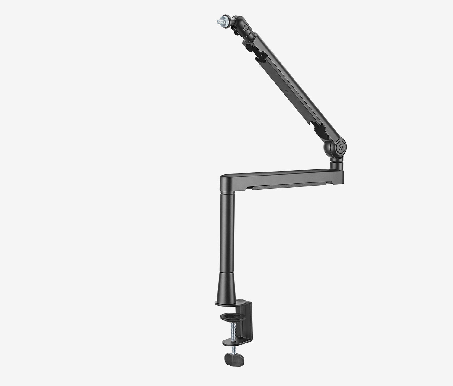 Microfoon/webcam-arm met 3 scharnieren