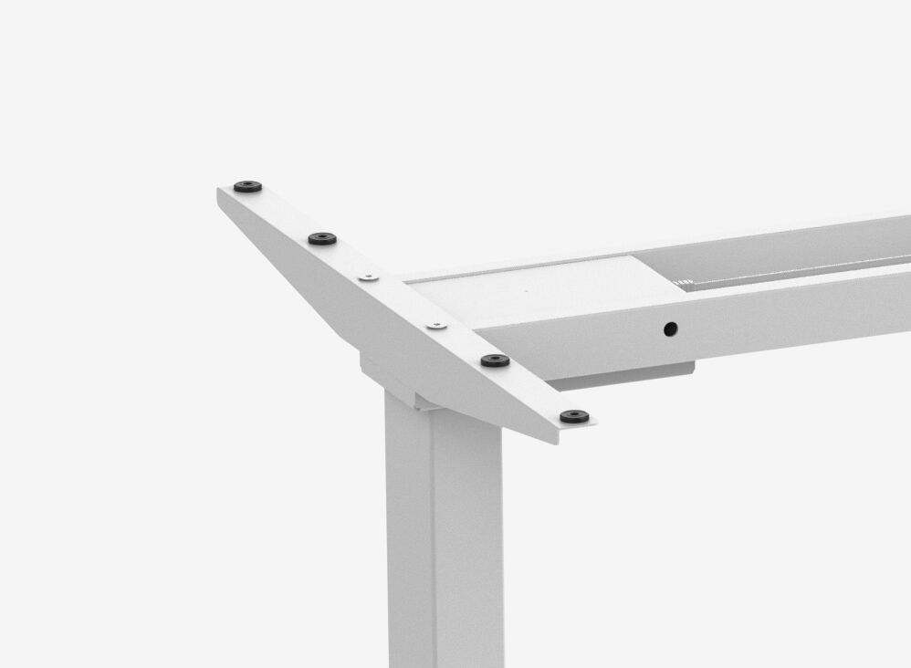 FOKUS Frame Wit, Tafelblad 1600 x 800 x 19 mm Berkenhout