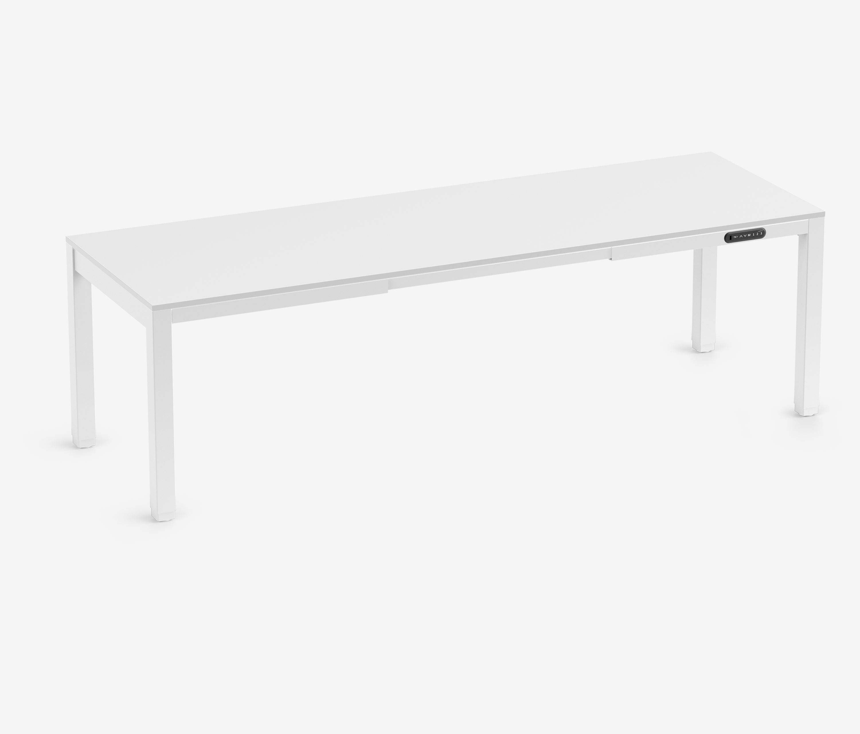 PRIMUS 4-poot bureau Wit Topwit 2400 x 800 x 25 mm