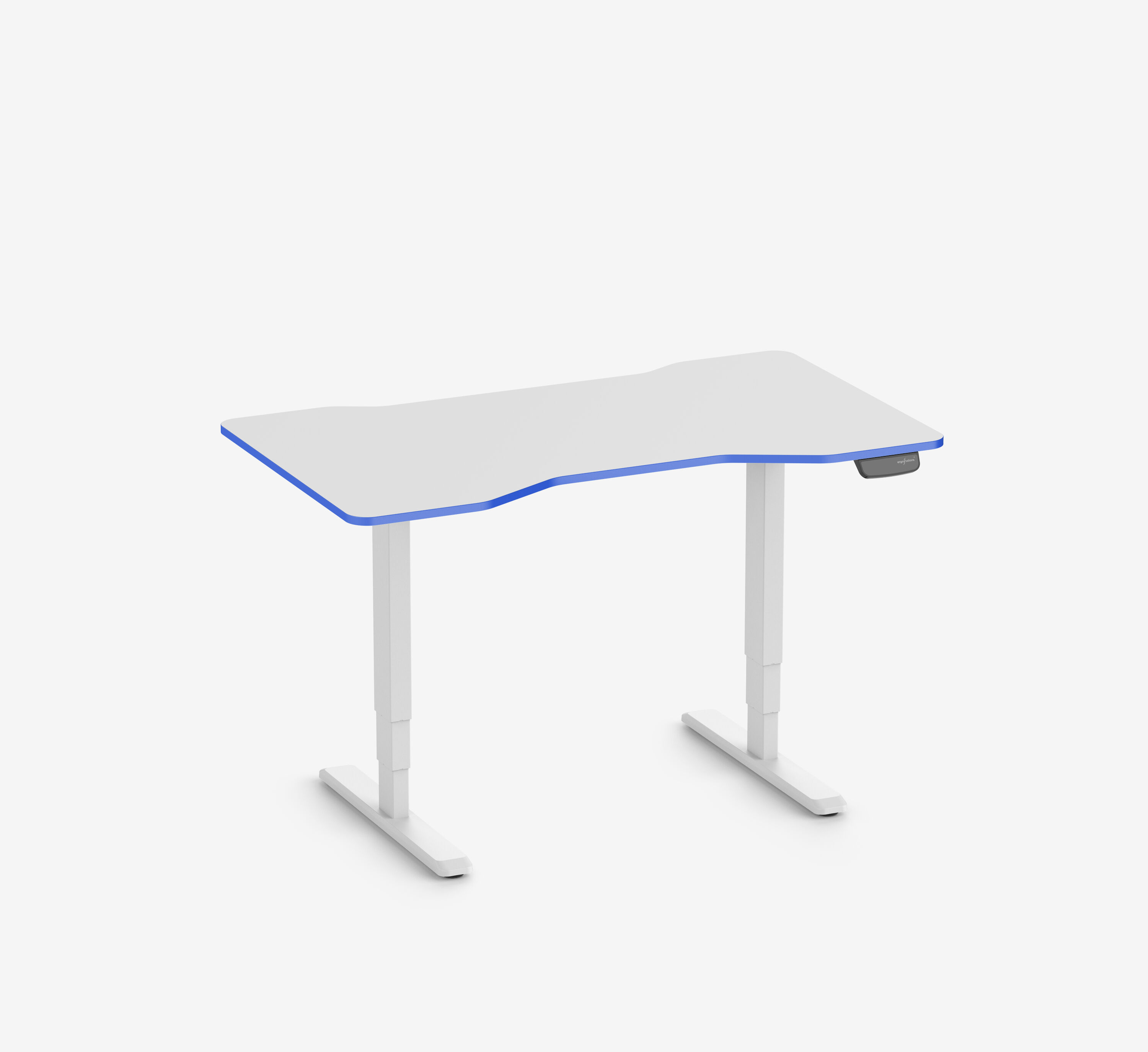 Primus Gaming bureau Cockpit, Wit Klassiek Royal Blue 140x80