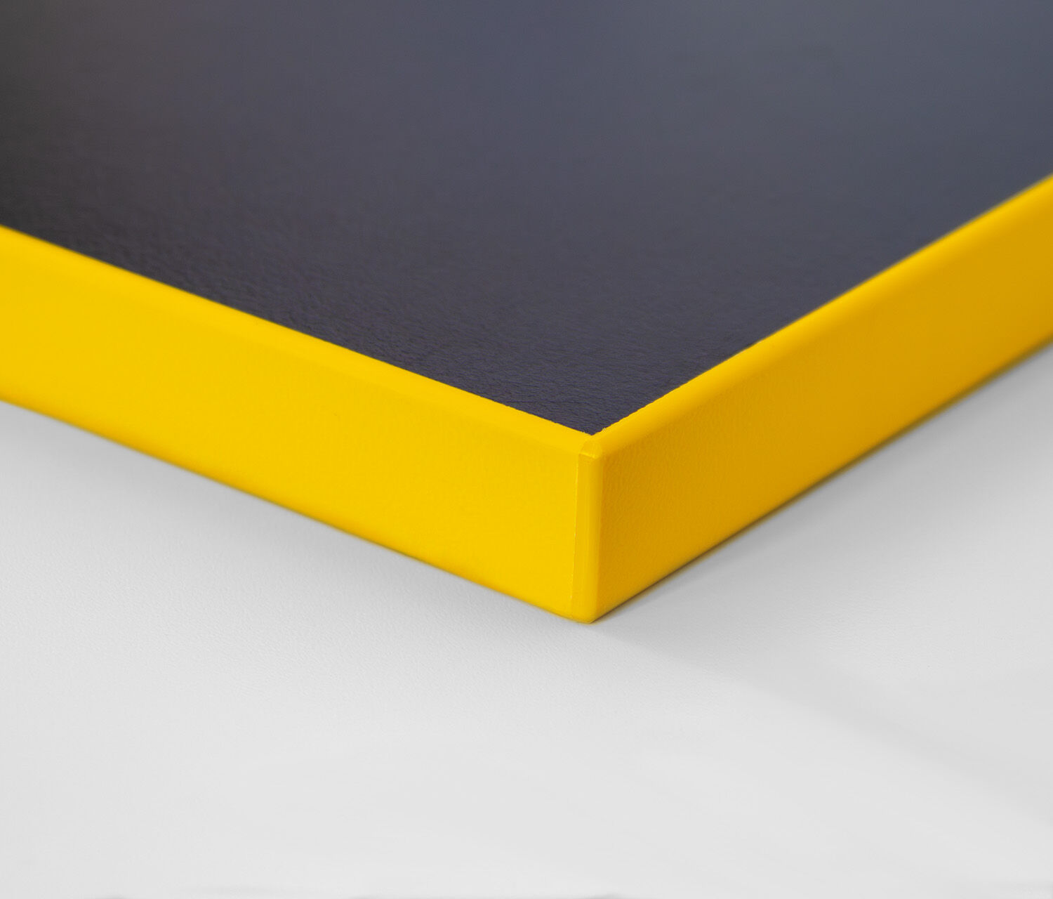 Gaming Tafelblad Rechthoek, Zwart, Klassiek, 1400 x 800 x 19 mm, Rand Yellow Cab
