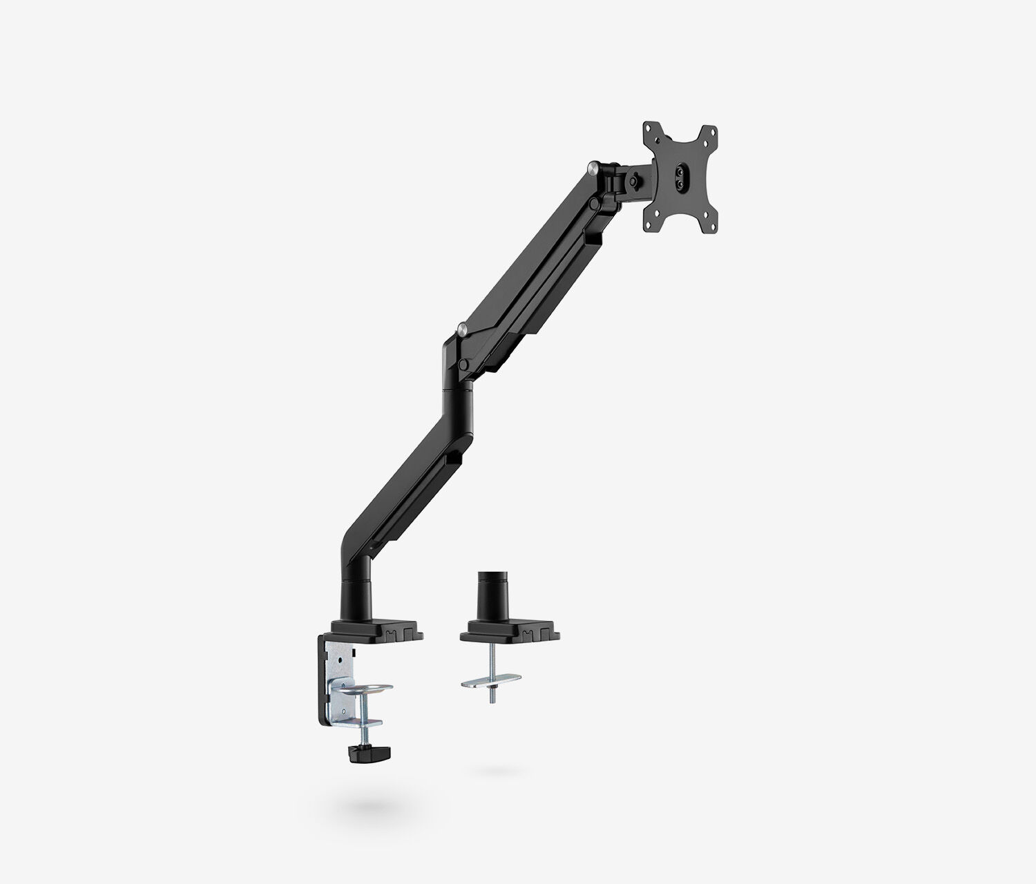 Enkele Gasveer Monitorarm - zwart
