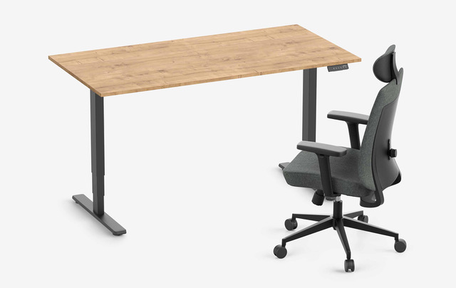FOKUS bureau + stoel