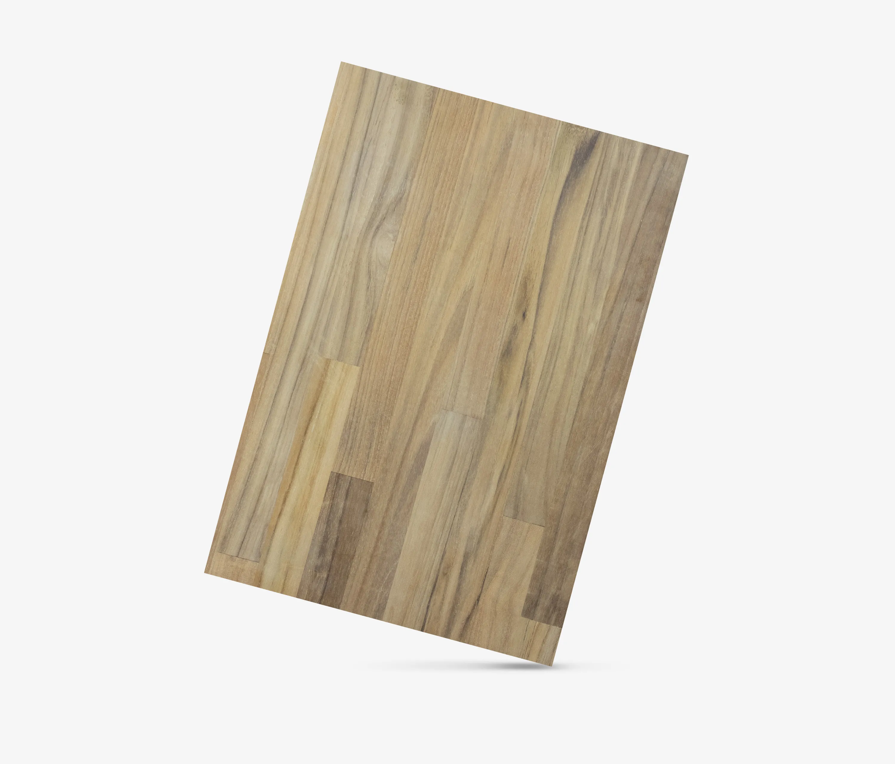 Teak paneel met korte latten