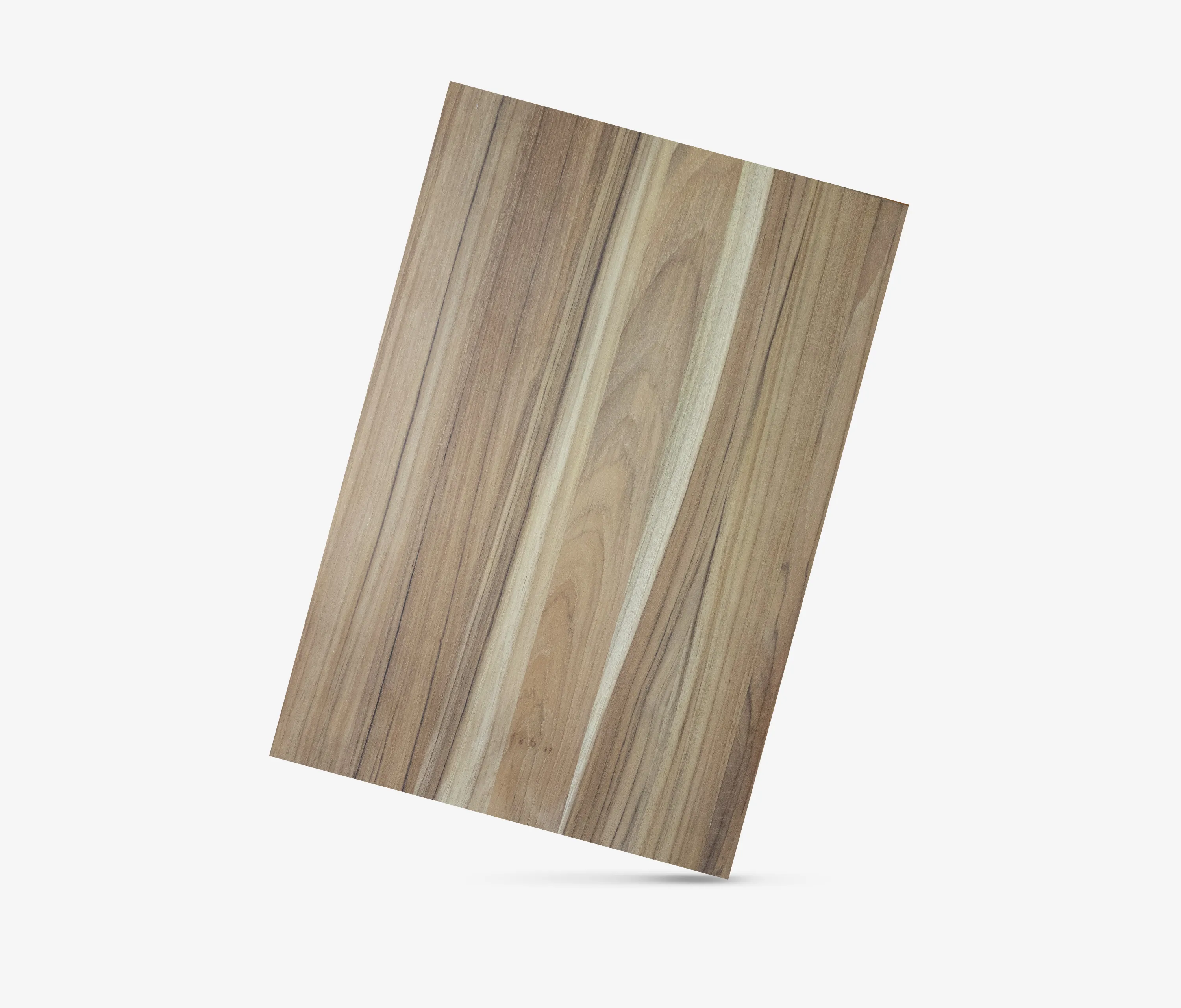 Teak tafelblad met doorlopende latten