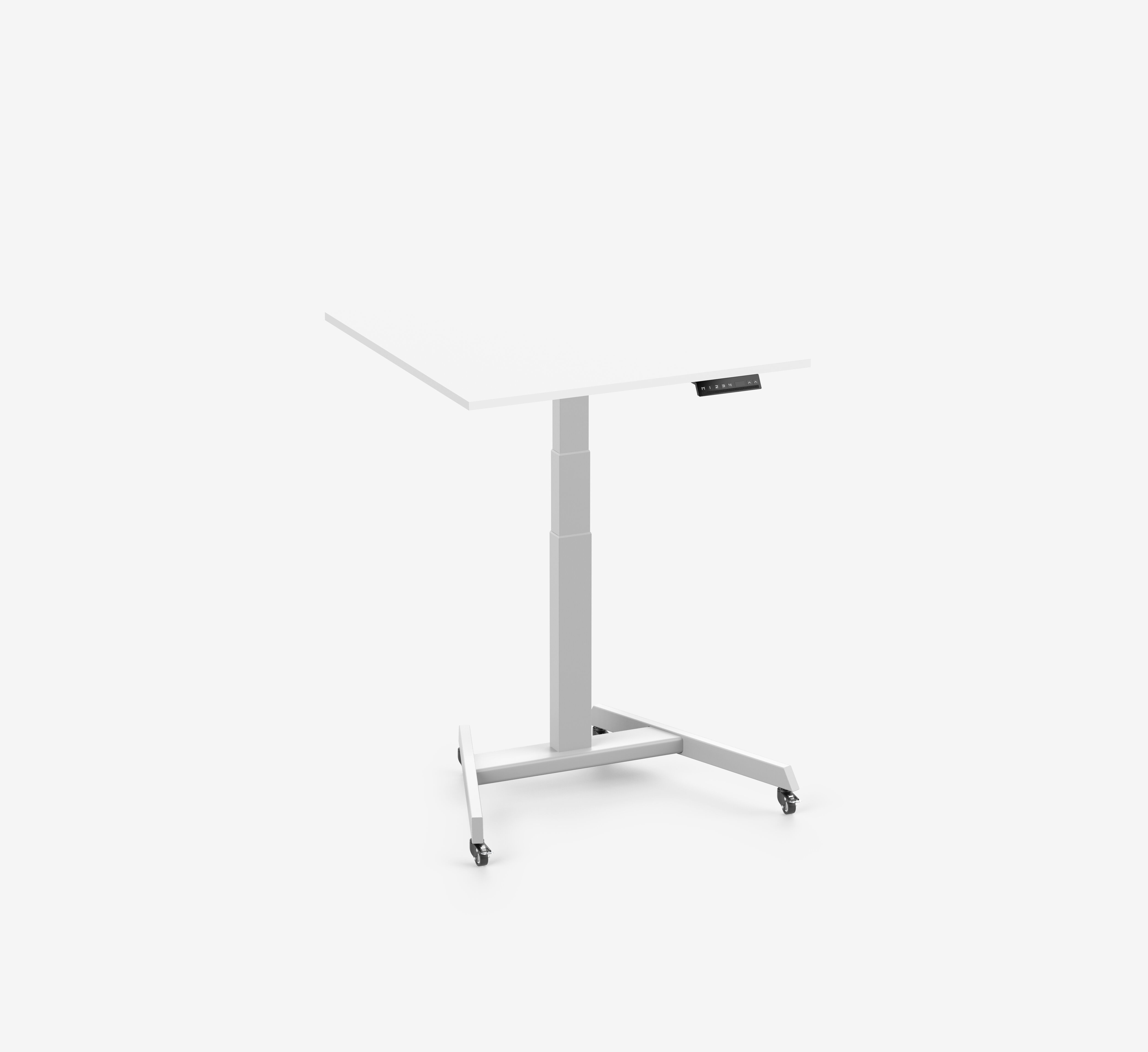 FOKUS Single bureau Wit Wit 80x80