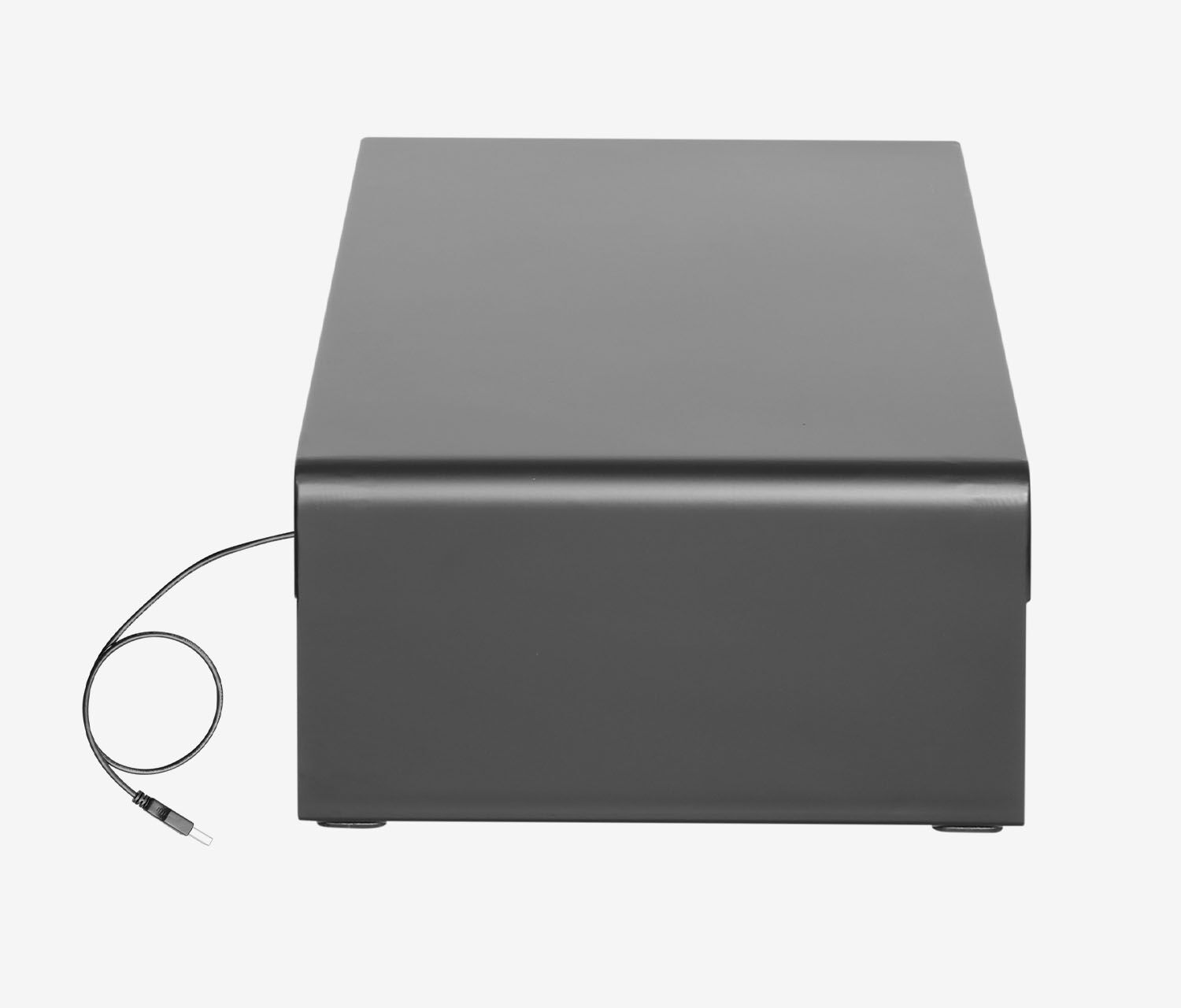Stalen monitorverhoging met 3-poorts USB-hub