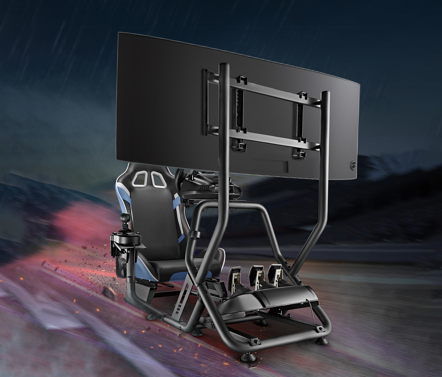 Ergonomische SimRacing Rig | Race Simulator Stoel