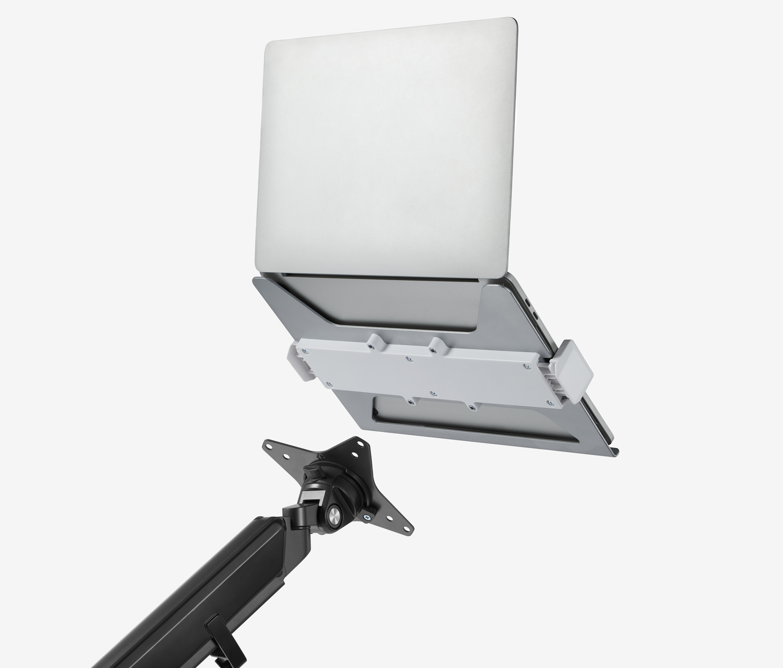 Laptophouder voor VESA-monitorarmen