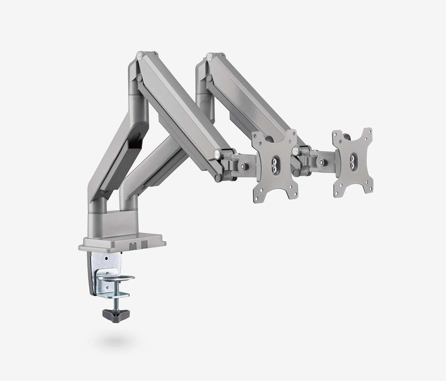 Dubbele gasveer monitorarm