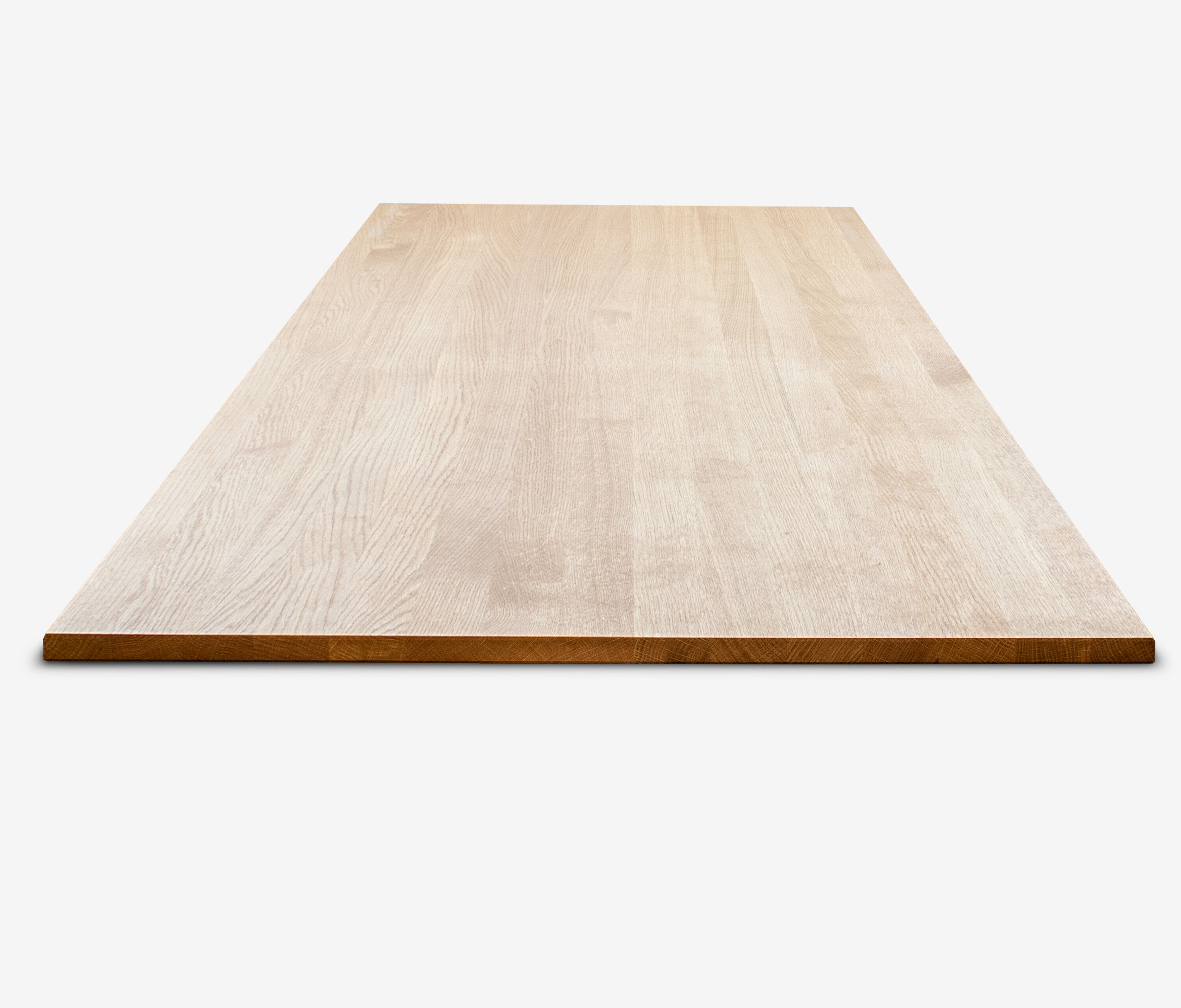 Eikenhouten blad van massief eikenhout, doorlopende lamel, 1400 x 800 x 20 mm