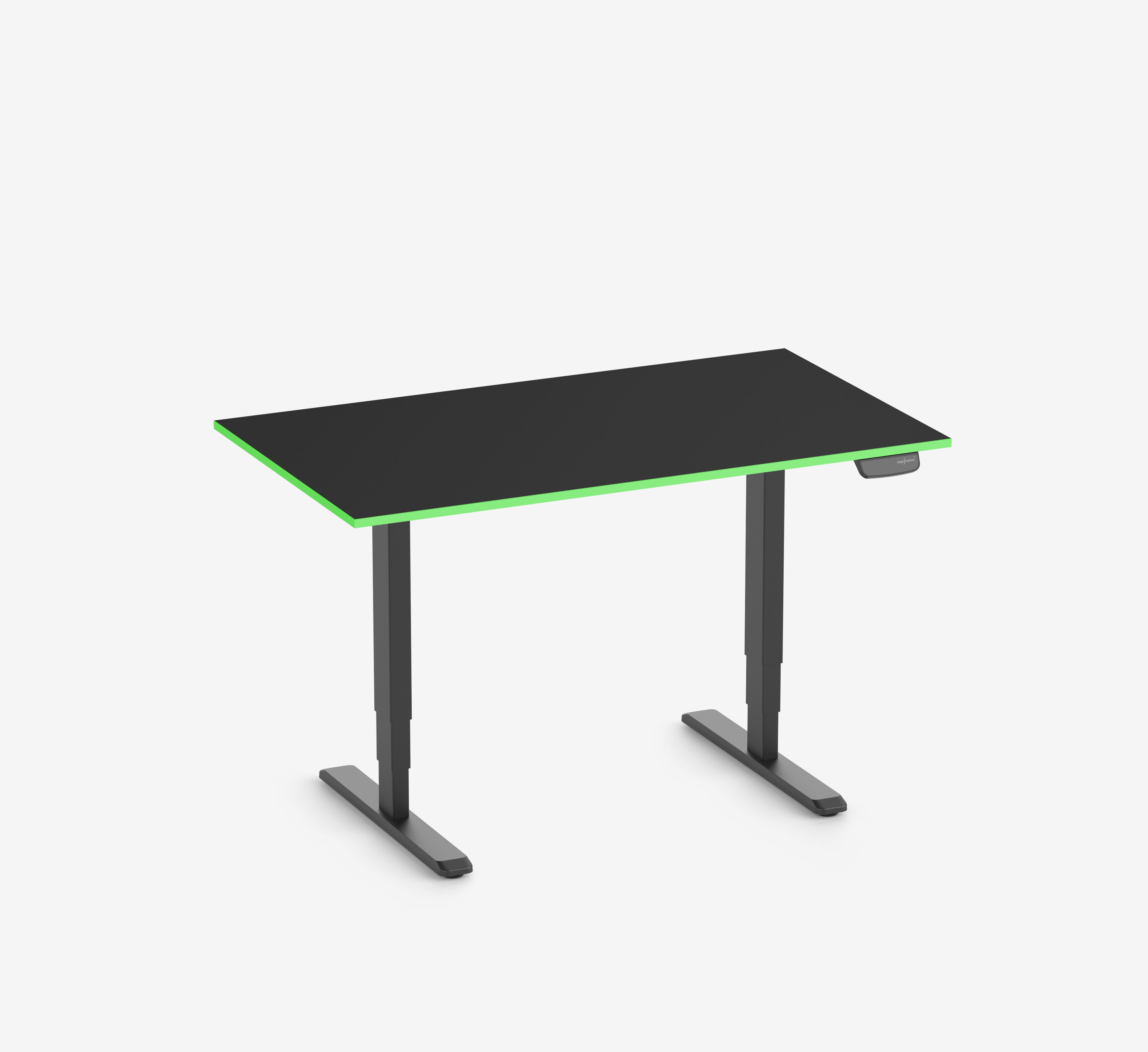 Primus Gaming bureau Rechthoek, Zwart Klassiek Acid Green 140x80