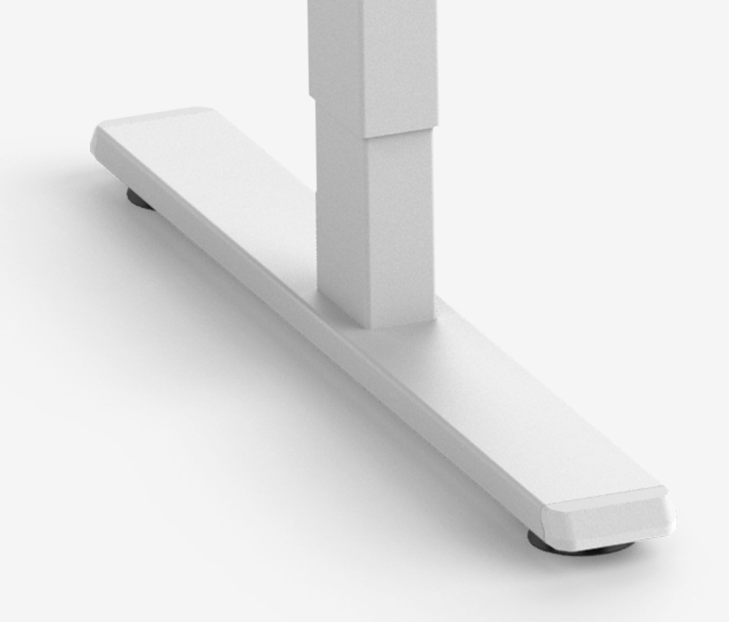 FOKUS Starterspakket Wit, Slim Lade Berk 160x80 Organizer Bord Wit Hoofdtelefoonhouder