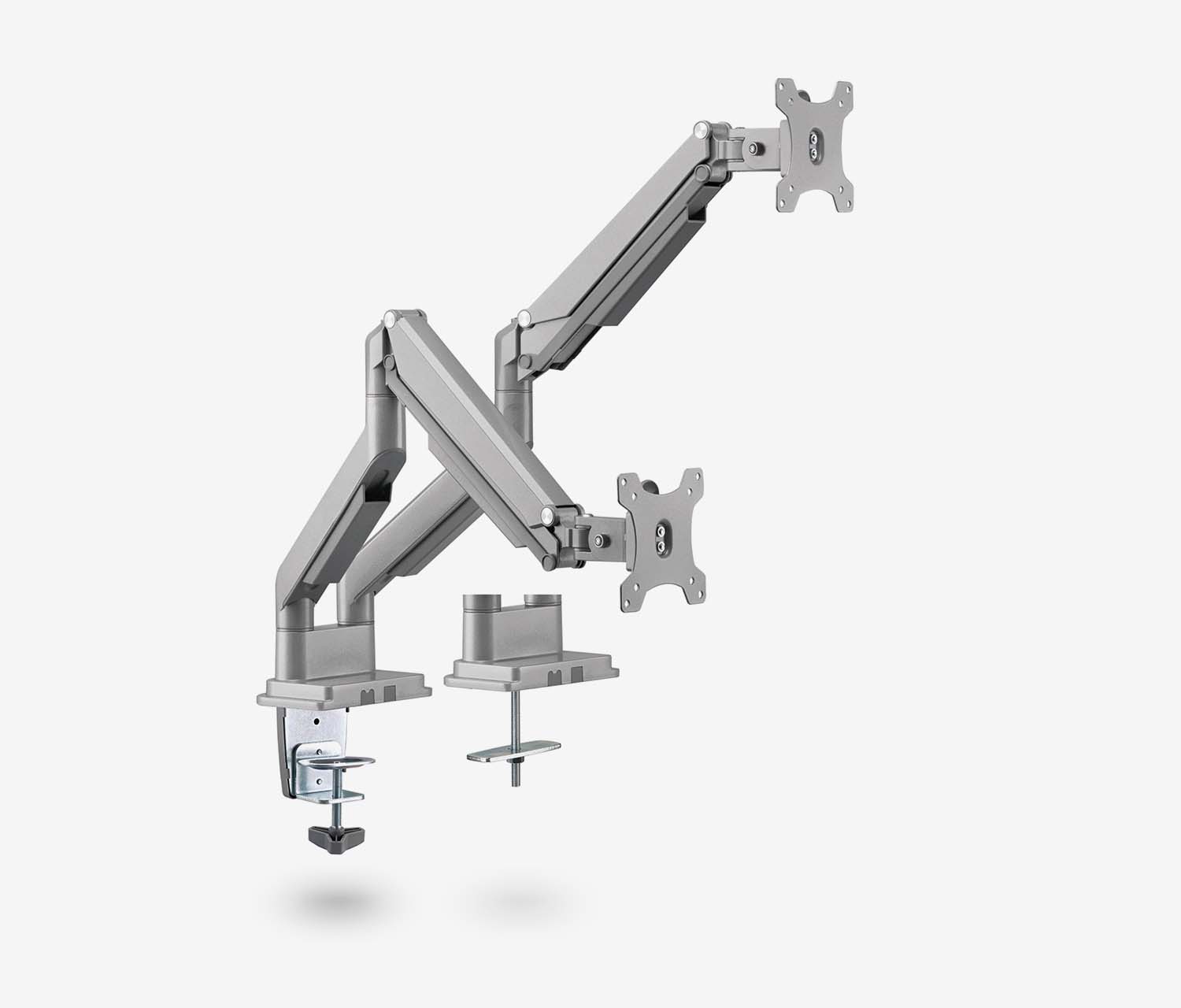 Dubbele gasveer monitorarm