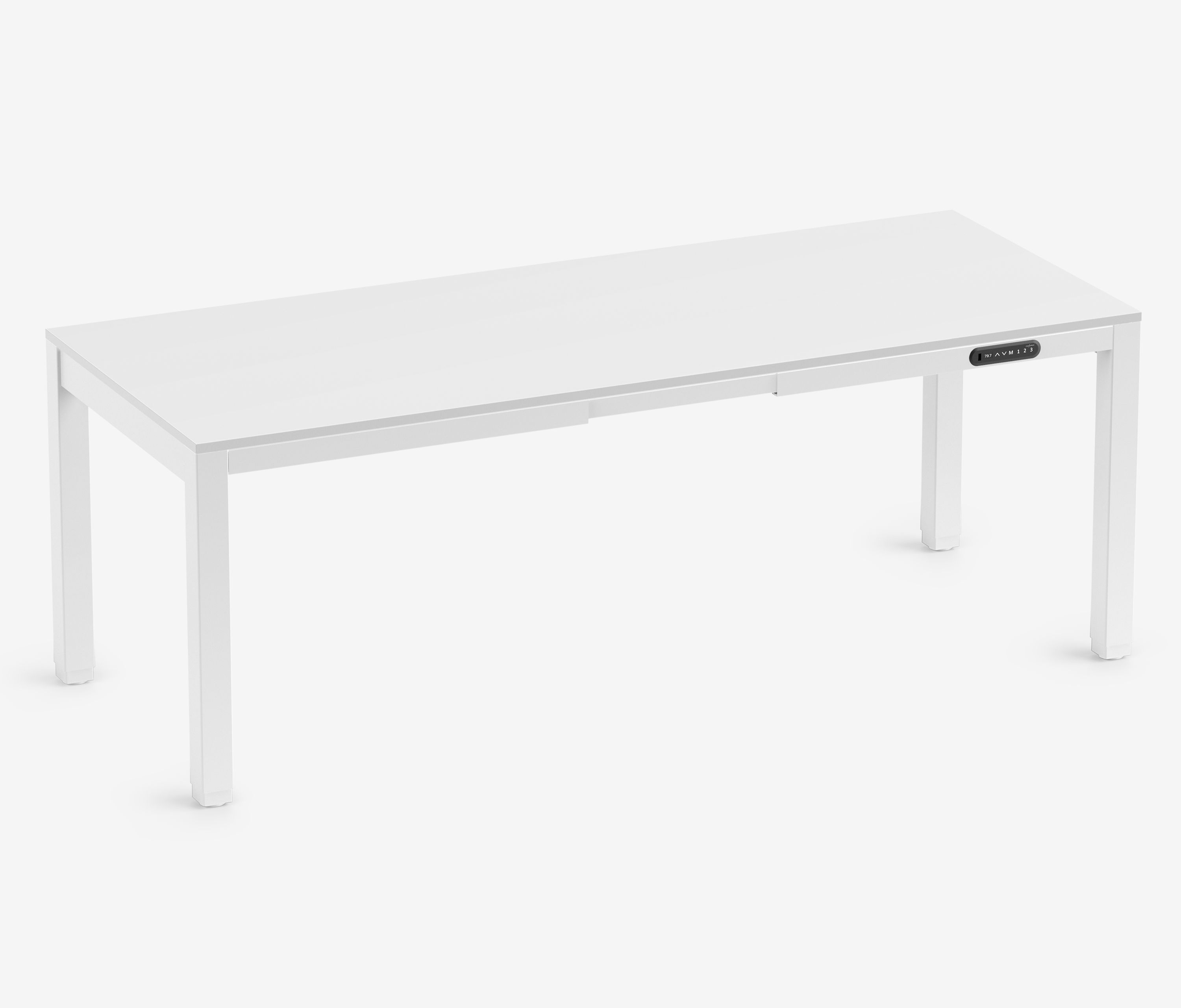 PRIMUS 4-poot bureau Wit Topwit 2000 x 800 x 25 mm