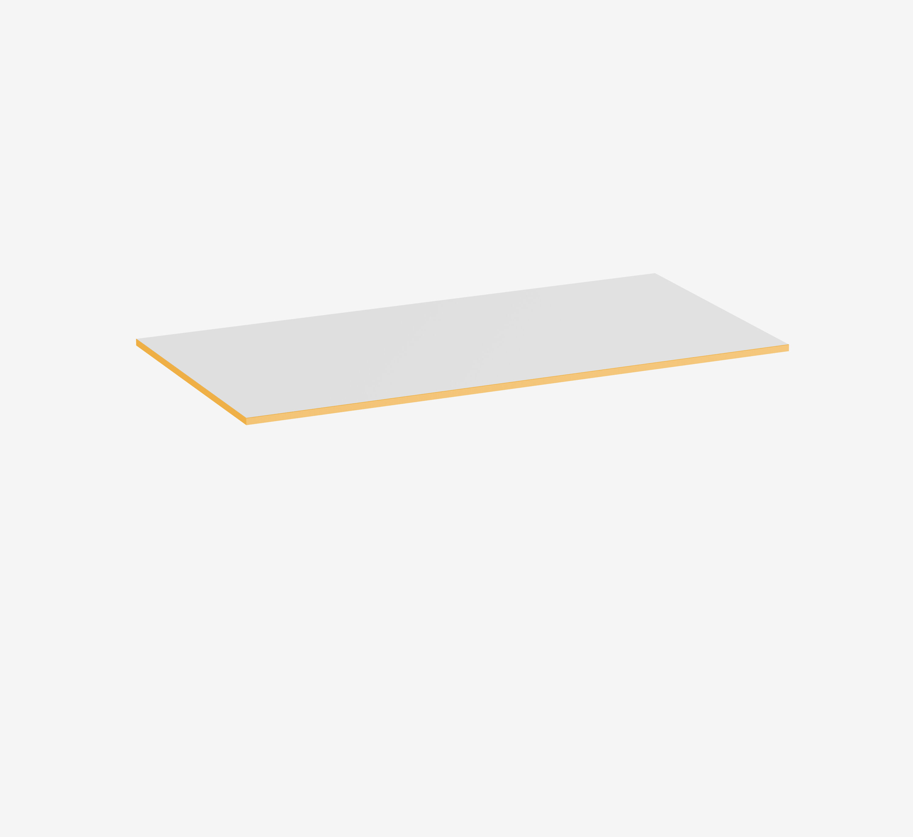 Gaming Tafelblad Wit Rechthoek Topwit Sundown 1600 x 800 x 19 mm