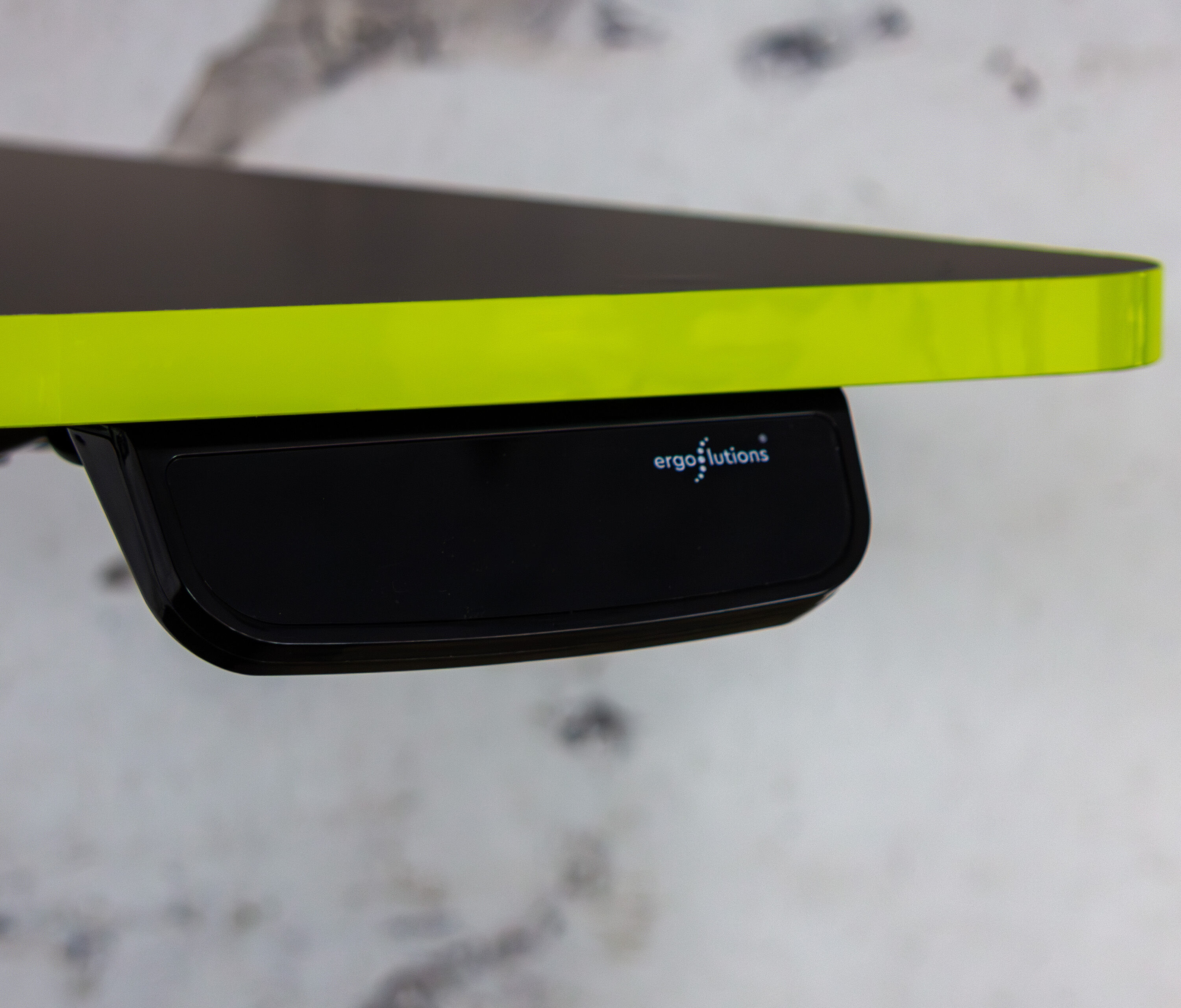 Primus Gaming bureau Cockpit, Wit Silk-Touch Acid Green 180x80