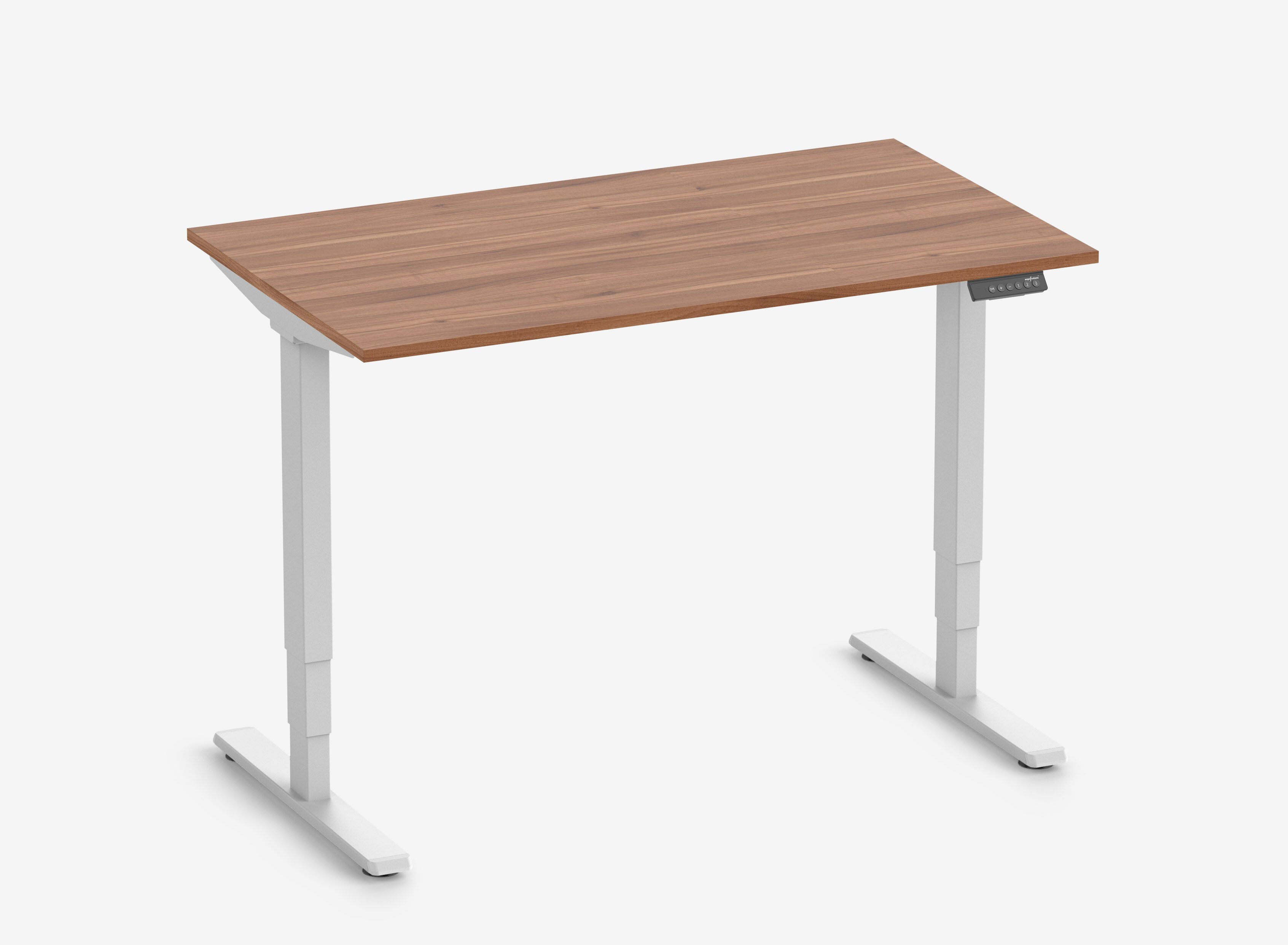 FOKUS Frame Wit, Tafelblad 1200 x 700 x 19 mm Notenhout
