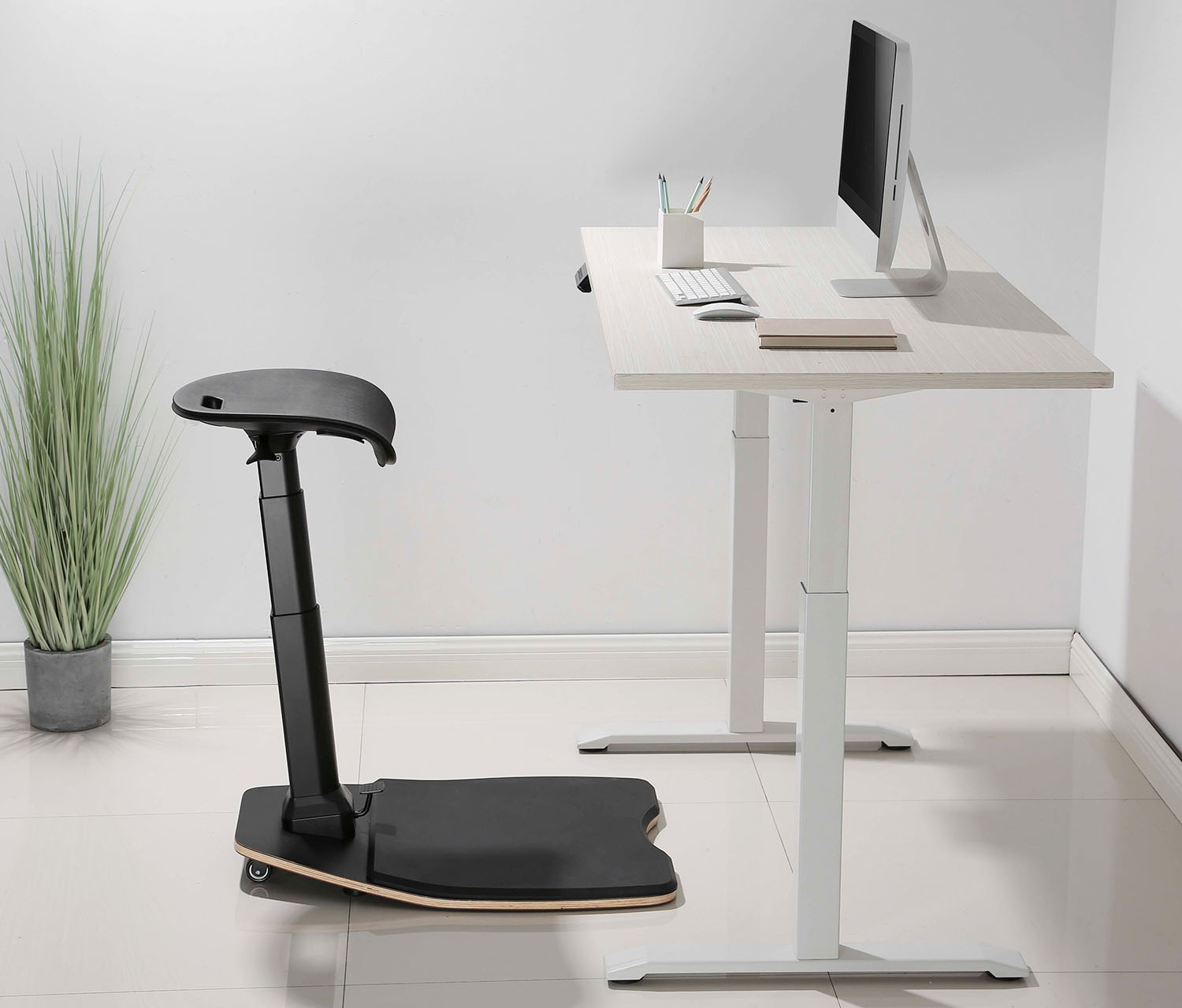 Ergonomische zit/sta-kruk