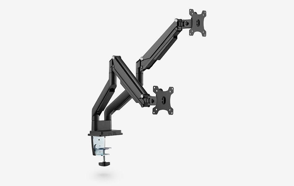Dubbele gasveer monitorarm