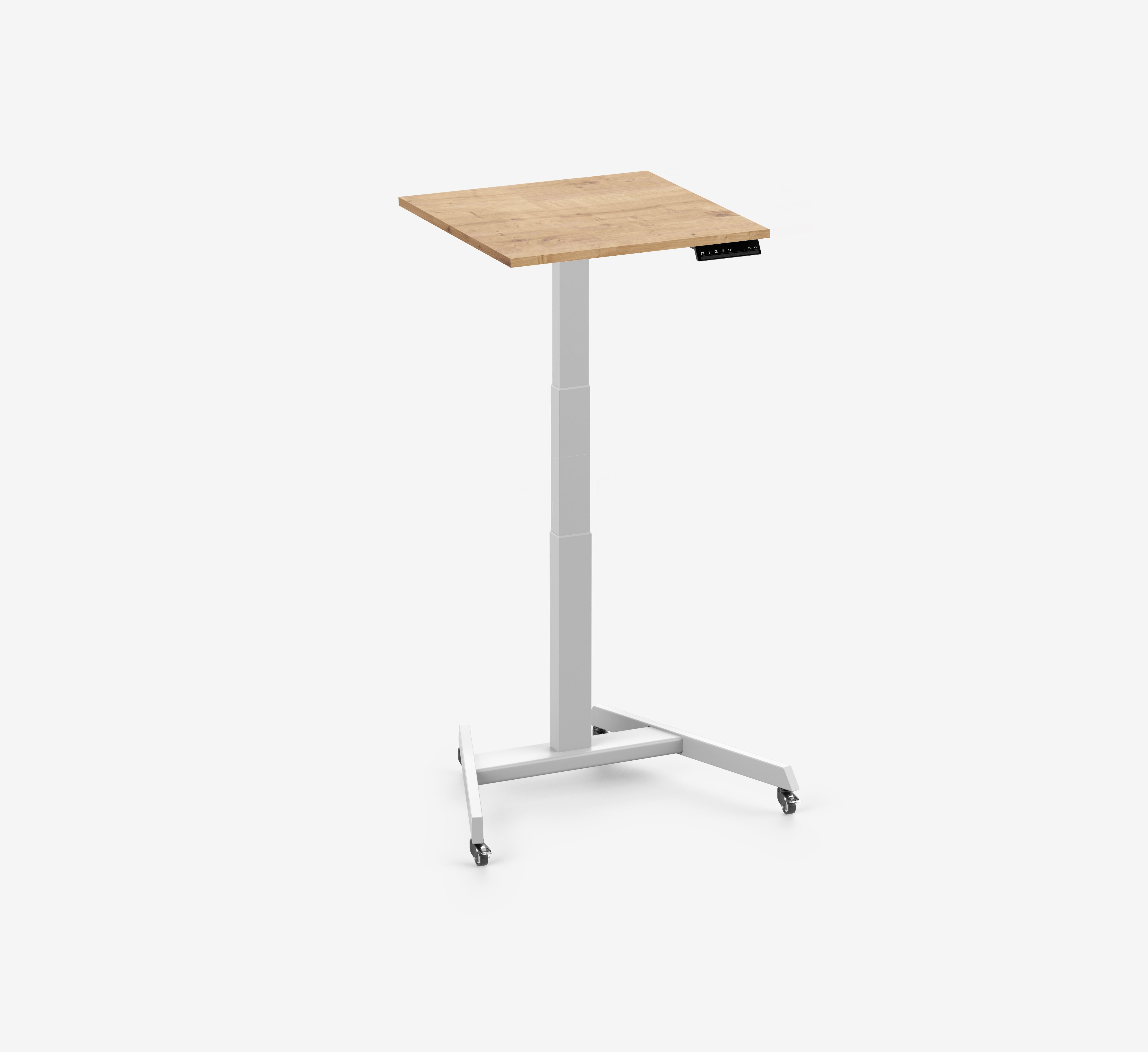 FOKUS Single bureau Wit Eiken 60x60