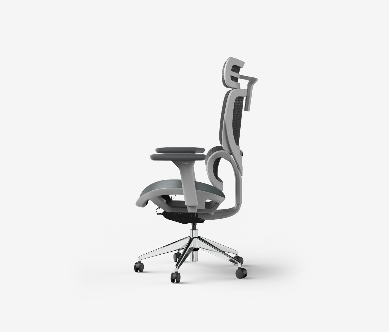 Bureaustoel SENTA FX Laag Grijs Zilver