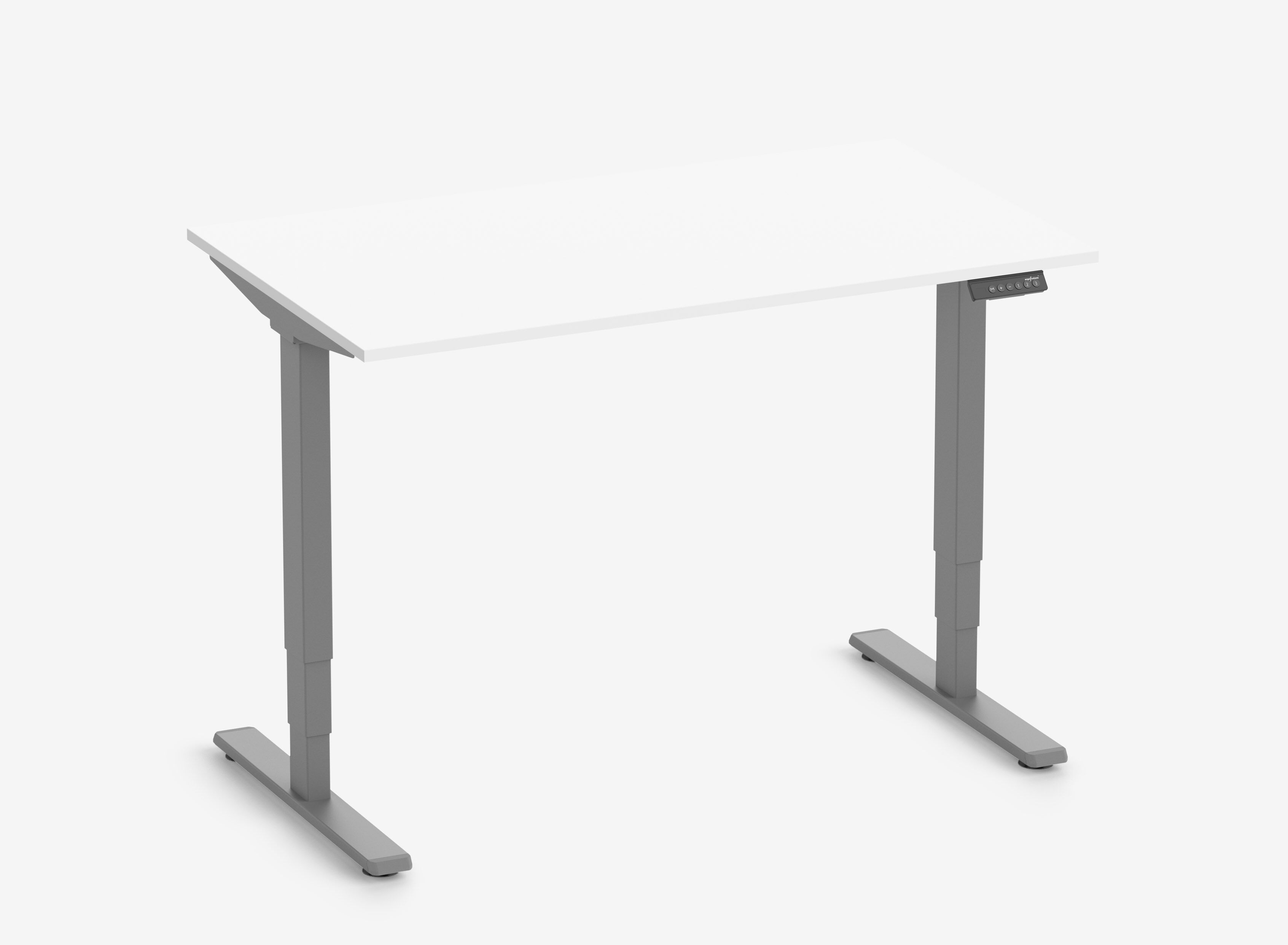 FOKUS Frame Grijs, Tafelblad 1200 x 700 x 19 mm Topwit