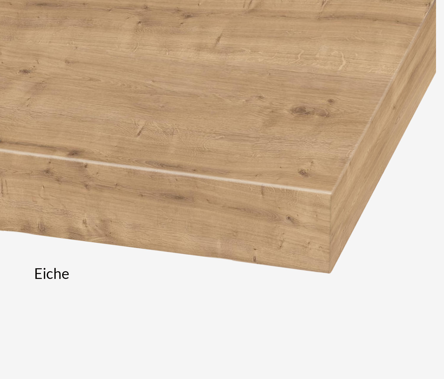Rechthoekig tafelblad met melamine eiken decor, 1400 x 800 x 19 mm