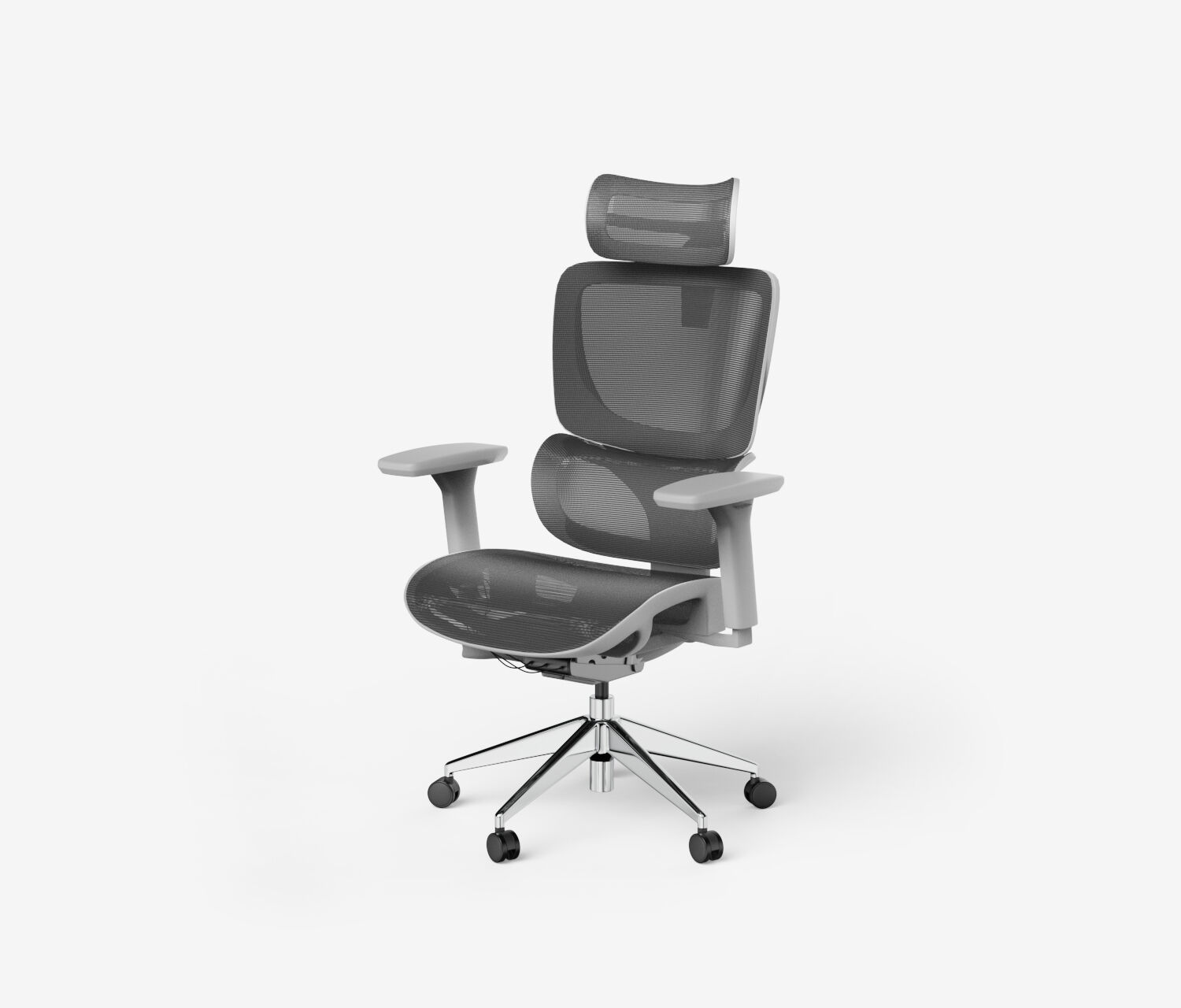 Bureaustoel SENTA FX Mesh Normaal Grijs zilver