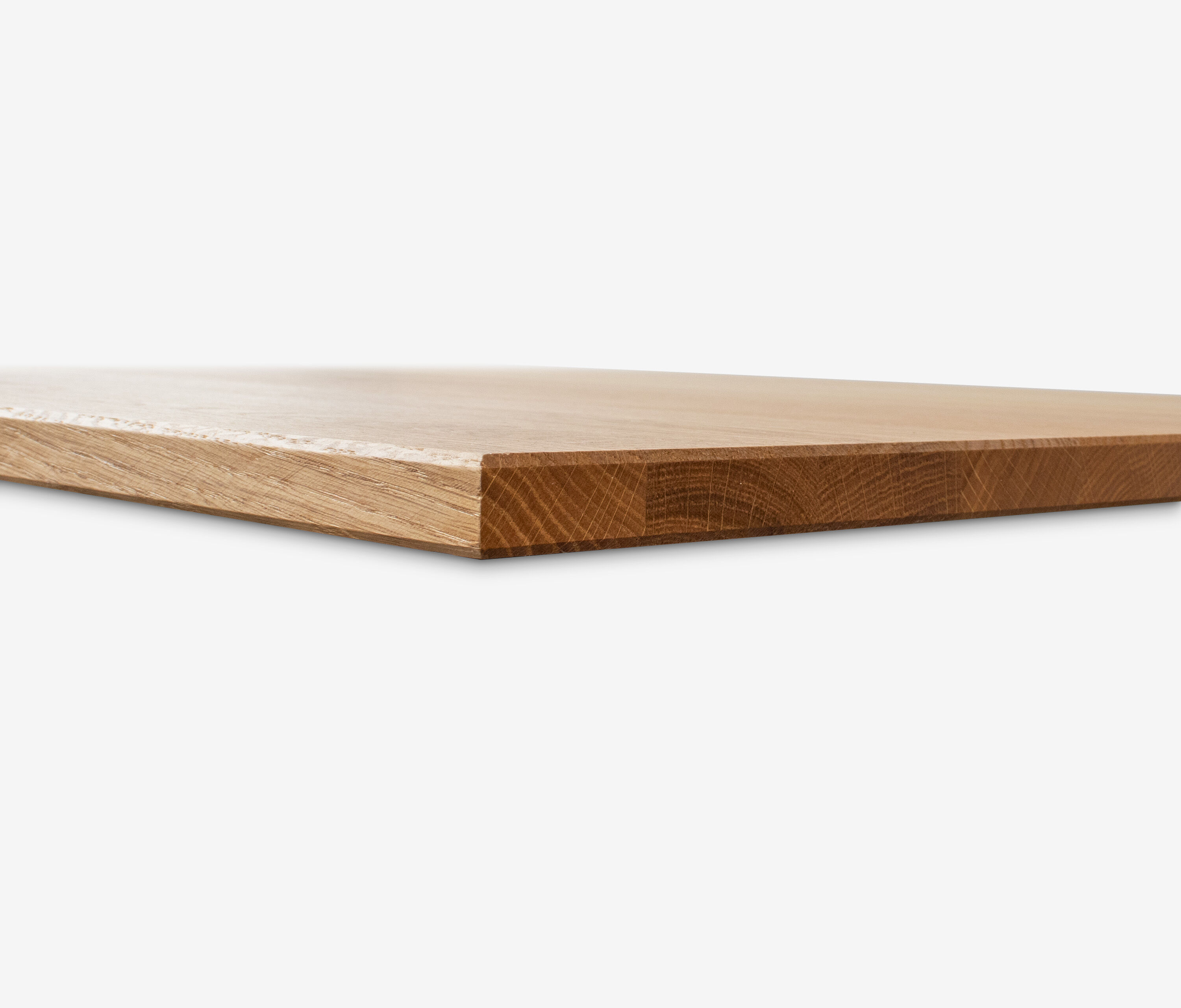 Eikenhouten blad van massief eikenhout, doorlopende lamel, 1400 x 800 x 20 mm