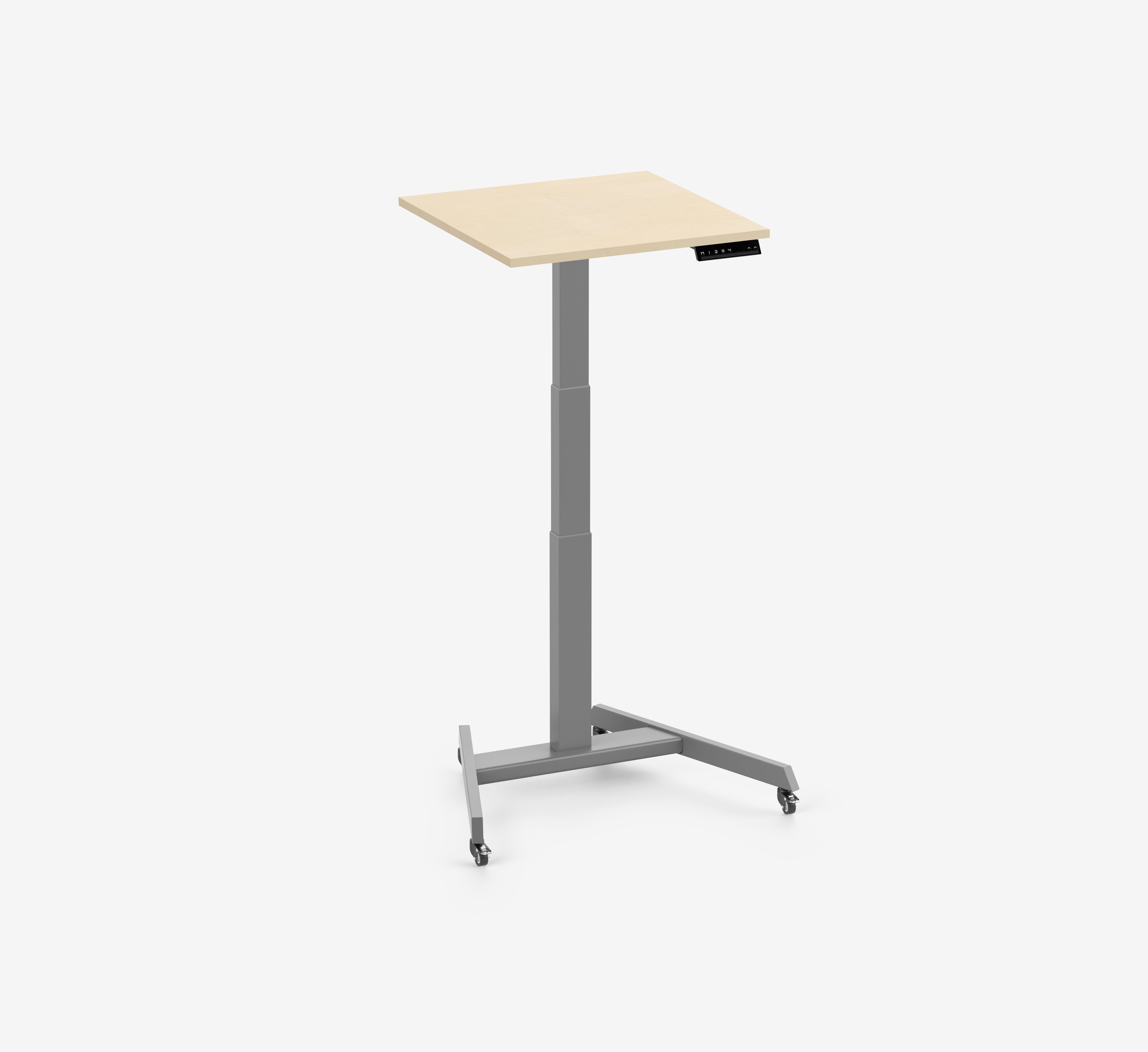 FOKUS Single bureau Grijs Berken 60x60
