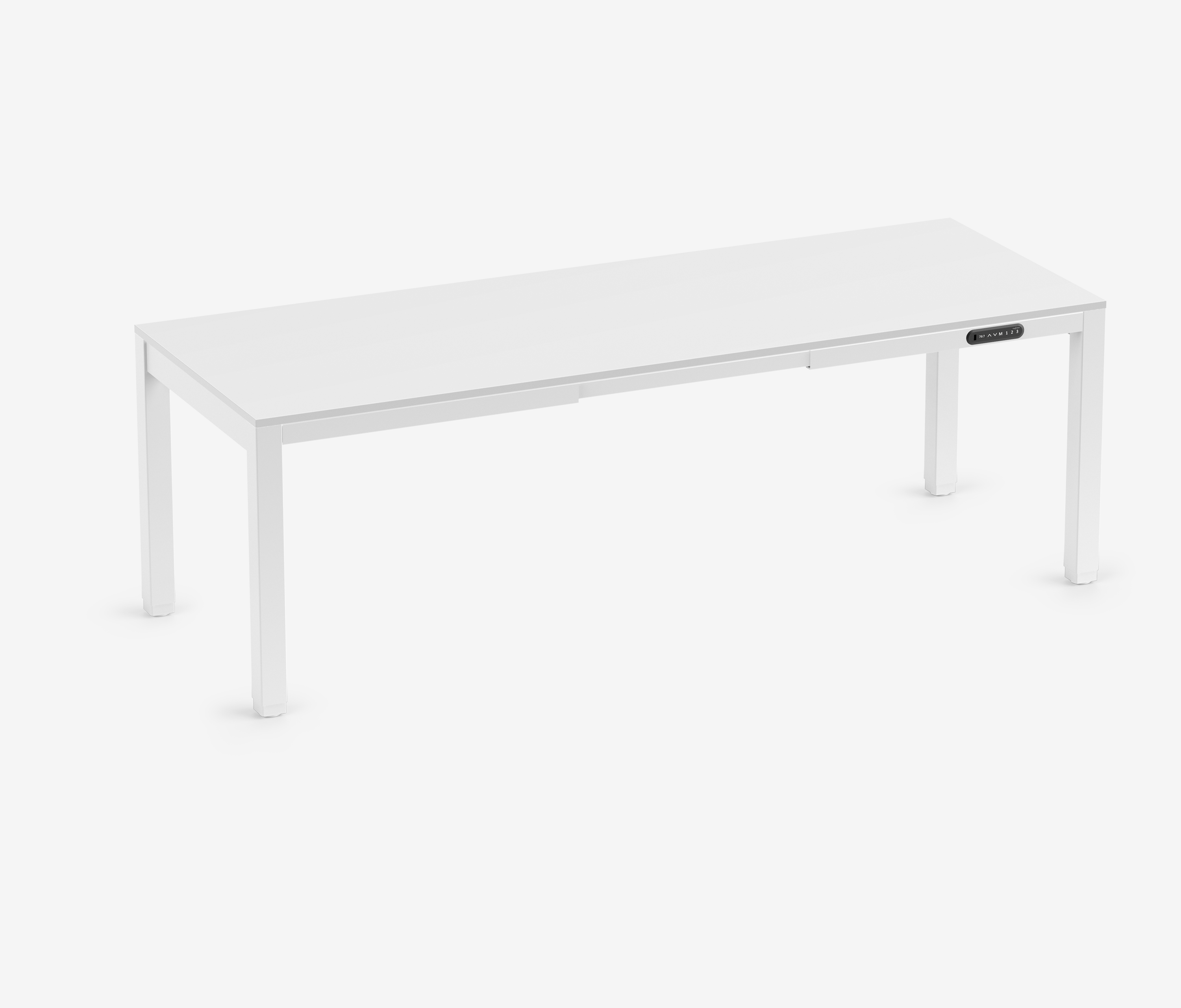 PRIMUS 4-poot bureau Wit Topwit 2200 x 800 x 25 mm