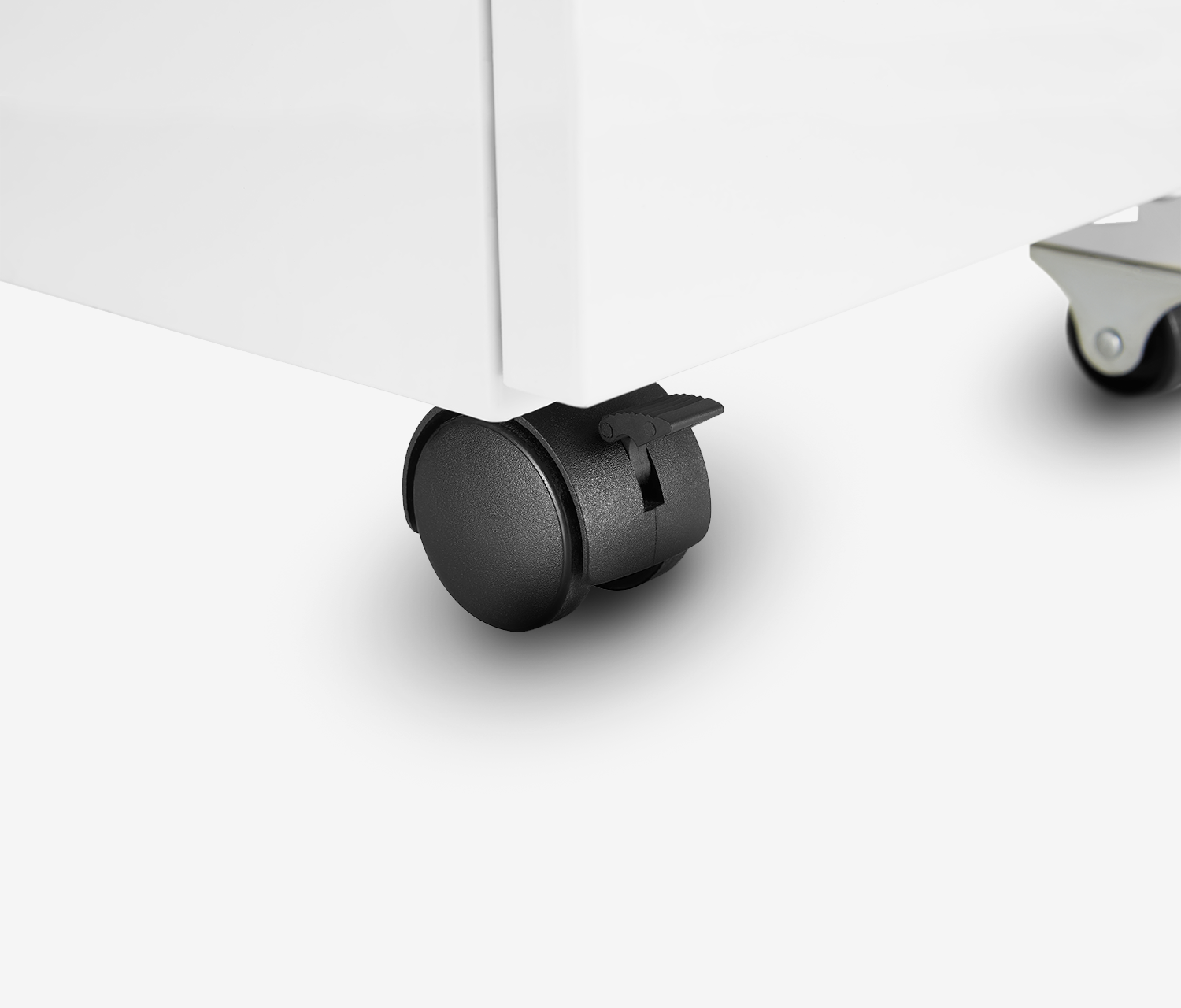 Metalen rolcontainer Wit Lichtgrijs