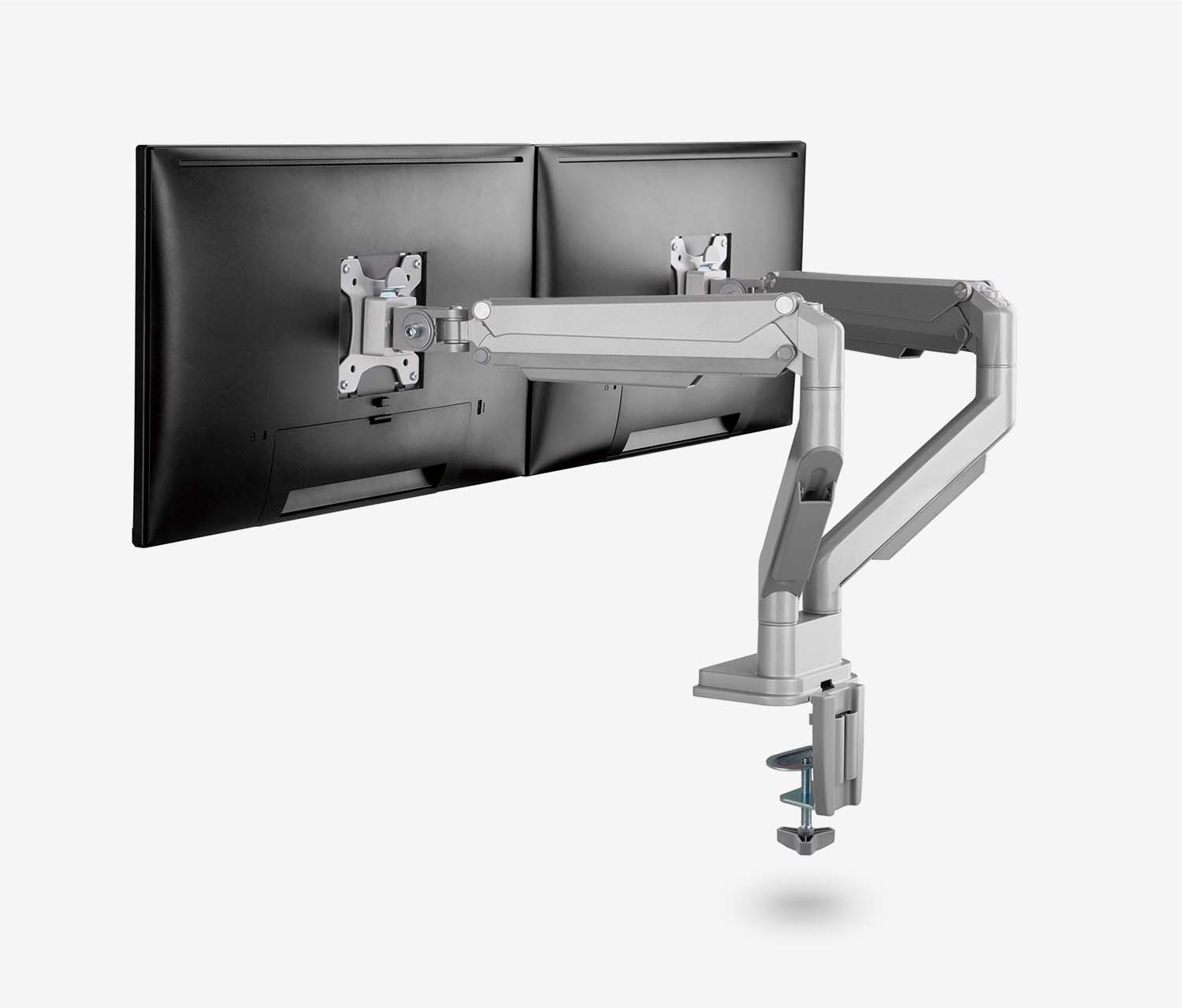Dubbele gasveer monitorarm